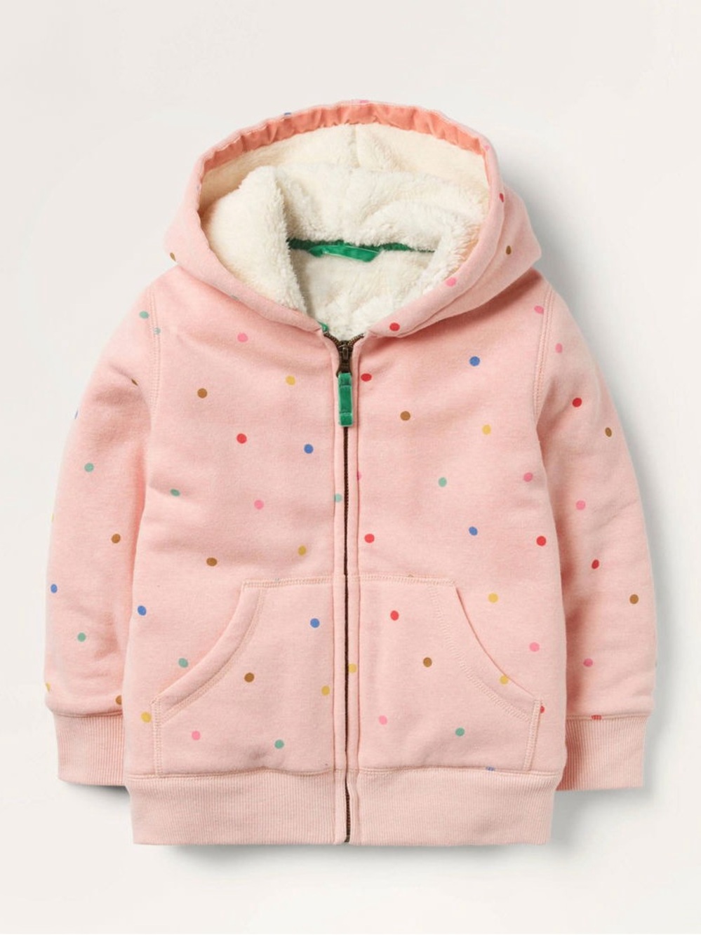 Mini Boden Shaggy Lined Hoodie
